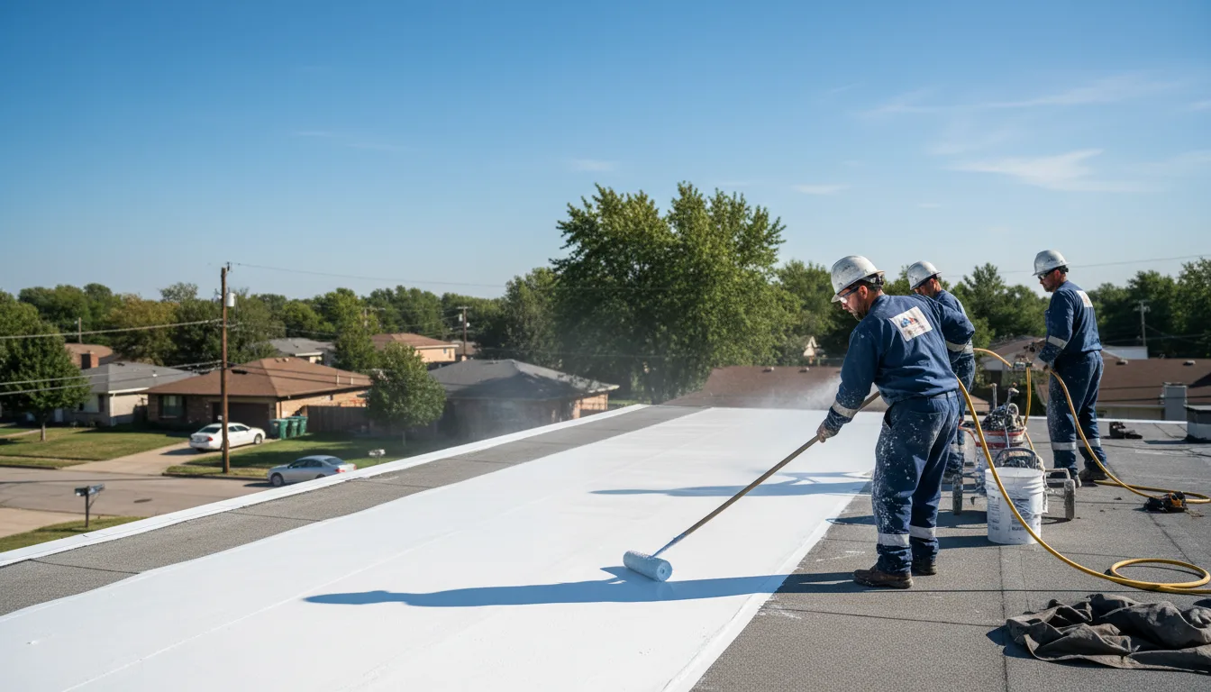 Commercial roof coating in Granada Hills, CA near me